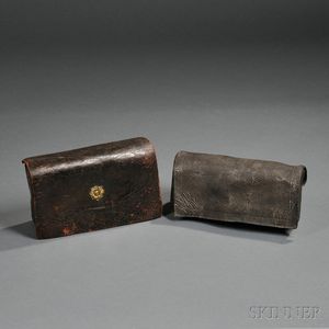 Two Militia Cartridge Boxes