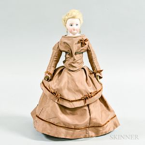 French Bisque Shoulder Head Doll