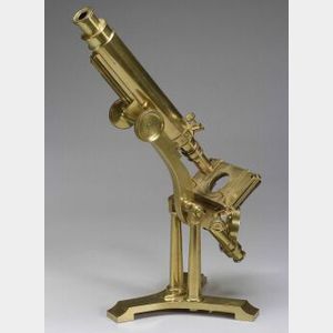Brass Microscope By John Benjamin Dancer