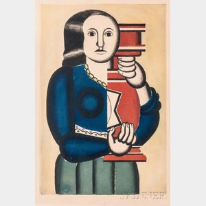 Jacques Villon (French, 1875-1963),After Fernand Léger (French, 1881-1955) Femme a la cruche