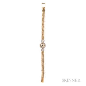 18kt Gold and Diamond Wristwatch, Cartier