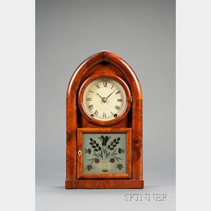 Mahogany Beehive Clock by Brewster and Ingrahams