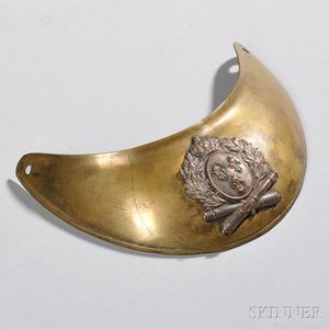 French Artillery Officer's Gorget