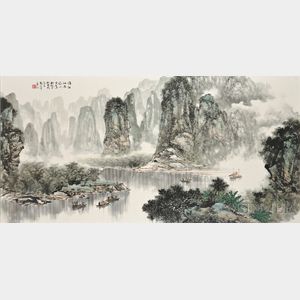 Landscape Depicting the Li River