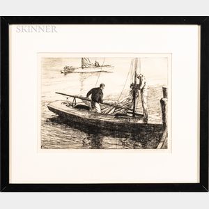 Yngve Edward Soderberg (American, 1896-1971) Preparing the Sailboat
