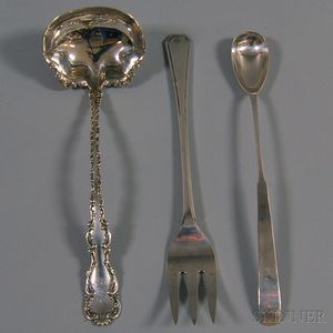Three Large Flatware Serving Pieces