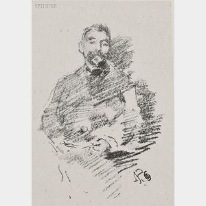 James Abbott McNeill Whistler (American, 1834-1903) Stéphane Mallarmé