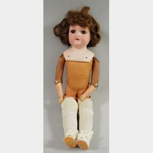 Bisque Shoulder Head Doll