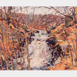 William St. George (American, 1939-2015) Fall Landscape