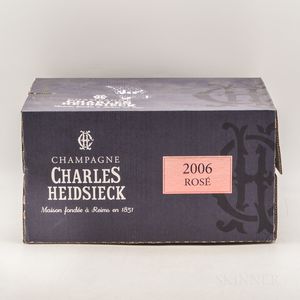 Heidsieck Rose 2006, 6 bottles (oc)