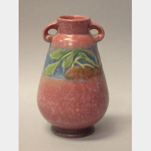 Roseville Pottery Baneda Pattern Vase.