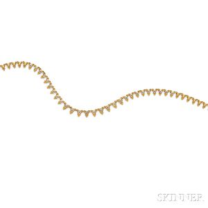 18kt Gold and Diamond Necklace, Judith Ripka