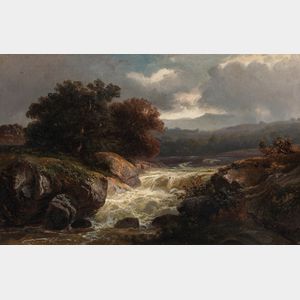 American School, 19th/20th Century Landscape with River