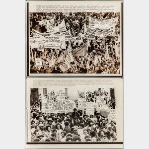 Two Anti-segregation Press Photographs