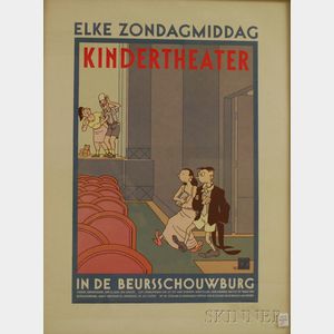 Joost Swarte (Dutch, b. 1947) Elke Zondagmiddag, Kindertheater