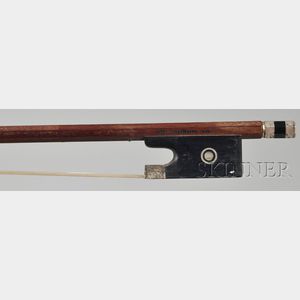 Silver Mounted Violin Bow, Emil Kuehnl