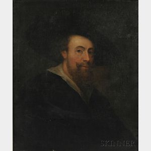 After Sir Peter Paul Rubens (Flemish, 1577-1640) Copy of Rubens' Self Portrait of 1623