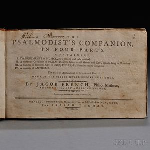 French, Jacob (1754-1817) The Psalmodist's Companion in Four Parts