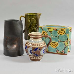 Four Art Pottery Vessels