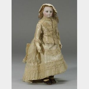 Bisque Swivel Neck French Lady Doll