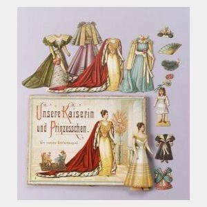 Boxed Set of Our Kaiserin and Little Princess Paper Dolls