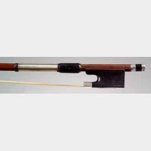 Silver Mounted Violin Bow, August Nurnberger-Suess