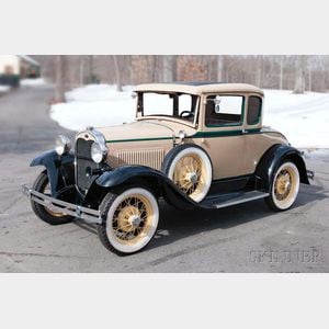 1931 Ford Model A Deluxe Five-window Coupe