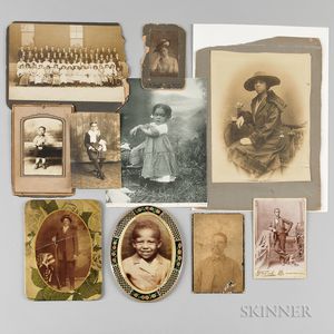Ten Photographs and a Print Depicting African Americans