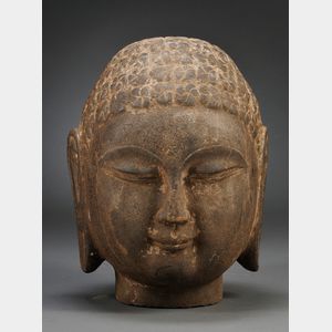 Stone Buddha's Head