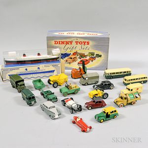 Eighteen Dinky Toys Die-cast Metal Vehicles. 