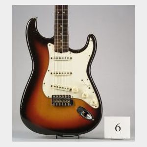 American Solid Body Electric Guitar, Fender Musical Instruments, Santa Ana, 1965