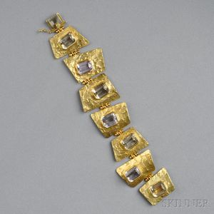 18kt Gold Bracelet, Ed Wiener