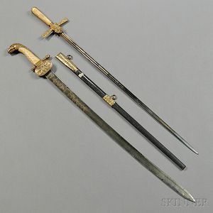 Two Naval Swords
