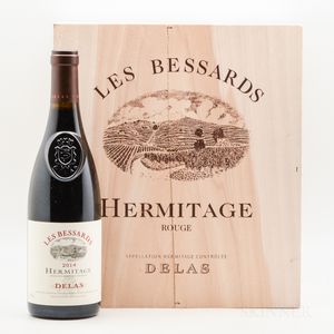Delas Hermitage Les Bessards 2014, 6 bottles (owc)