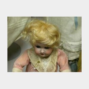 Small Armand Marseille Bisque Head Doll