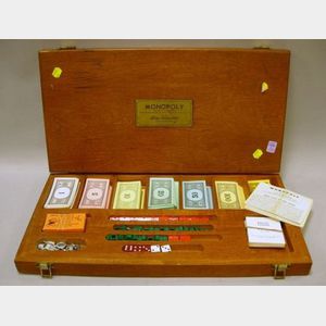 1961 Wooden Cased Parker Bros. Monopoly