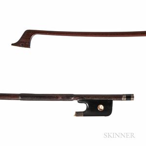 French Silver-mounted Violoncello Bow