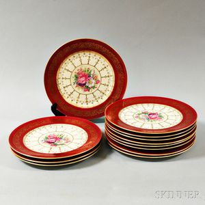 Set of Twelve Rosenthal "Ivory" Dinner Plates. 