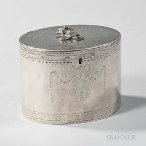 George III Sterling Silver Tea Canister