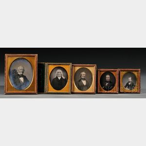 Ten Daguerreotype Portraits of Men