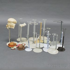 Small Collection of Doll Stands and Accessories. 