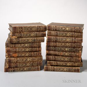 Decorative Bindings, Three Sets, Approximately Thirty-nine Volumes