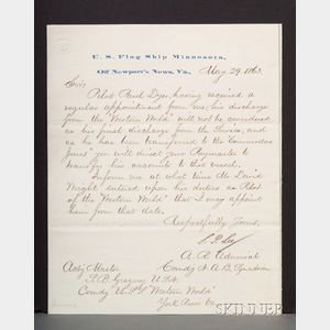 (Civil War, Union Navy),Archive of Commander Samuel Gregory