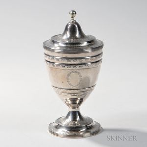 George III Sterling Silver Sugar Vase and Cover