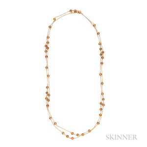 18kt Gold and Citrine Necklace, Tiffany & Co.