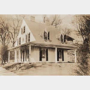 Walker Evans (American, 1903-1975) Gothic House, Shutters, Chestnut Hill, Massachusetts