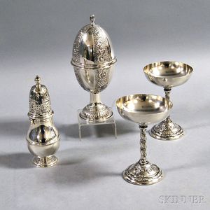 Group of English and Continental Sterling Silver Tableware