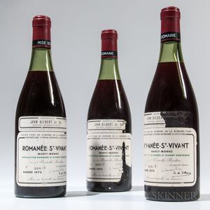 Domaine de la Romanee Conti Romanee St. Vivant 1972, 3 bottles
