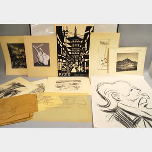 Mary Draser (American, 20th Century) Portfolio of Works and Papers