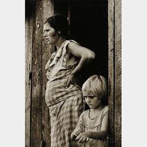 Arthur Rothstein (American, 1915-1985) Sharecropper's Wife and Child, Arkansas